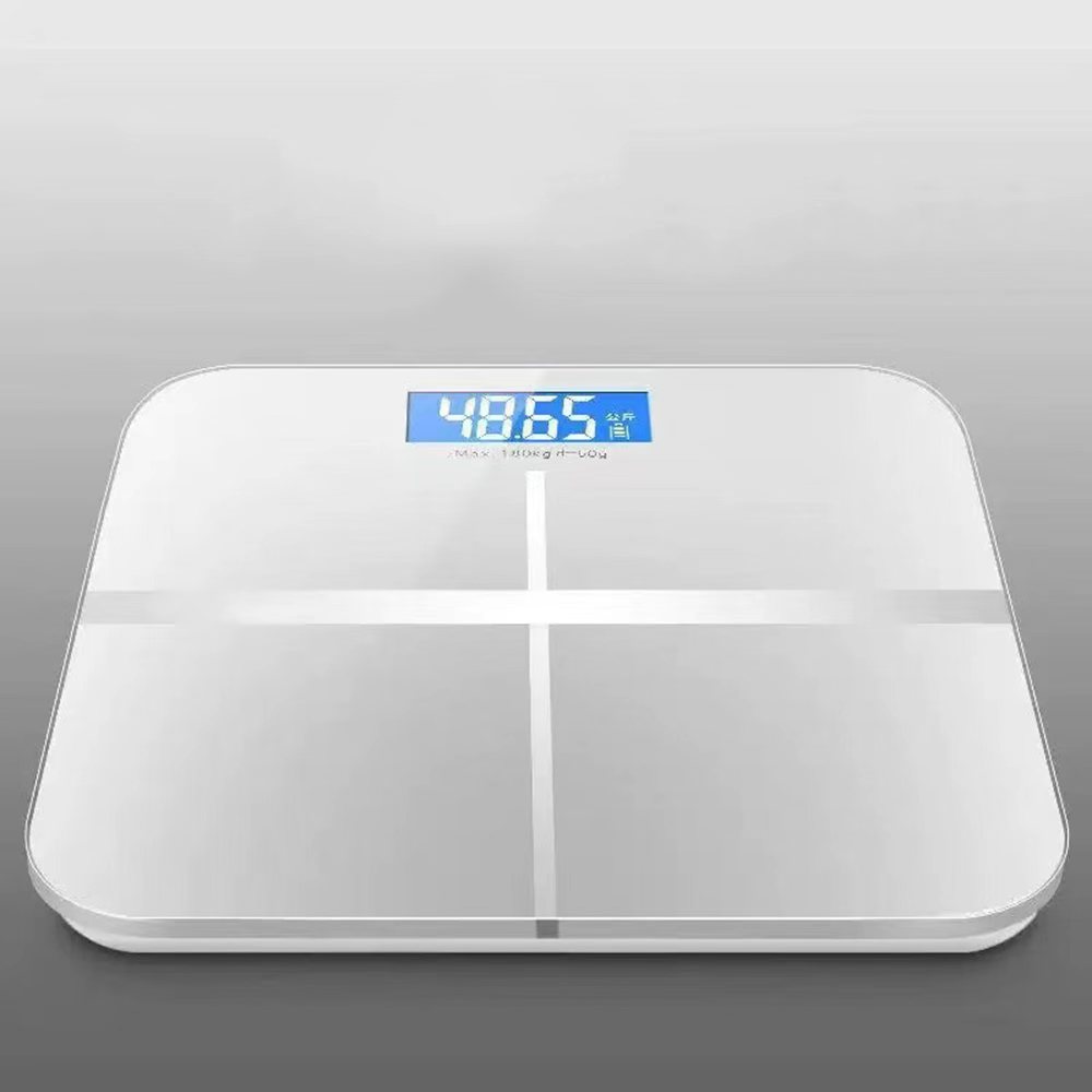 Digital Body Weight Scale - เครื่องชั่งน้ำหนักลดน้ำหนักที่บ้าน จอแสดงผล LED เครื่องชั่งน้ำหนักอัจฉริยะ เครื่องชั่งอิเล็กทรอนิกส์ความแม่นยำสูง สำหรับสำนักงานและผู้ใหญ่