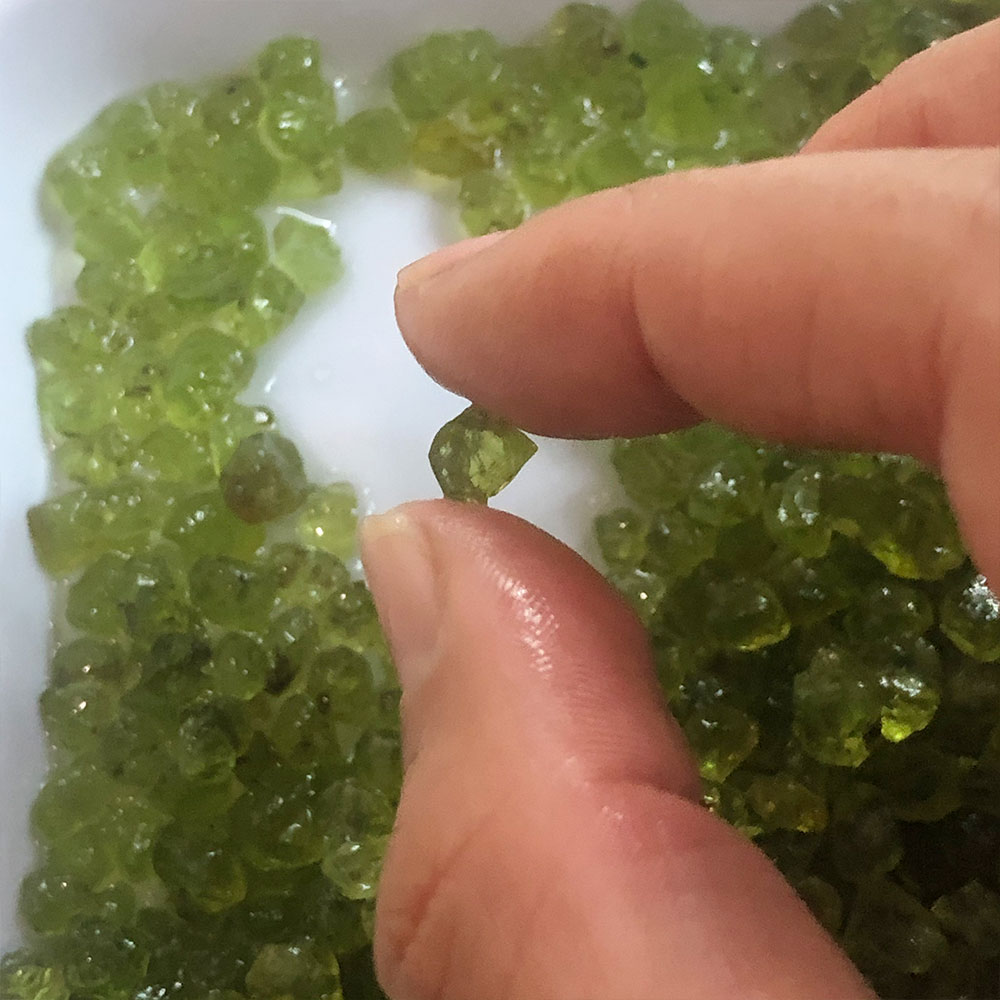20 กรัม/แพ็คธรรมชาติ Peridot O - Healing Crystal Set บทวิจารณ์และราคา