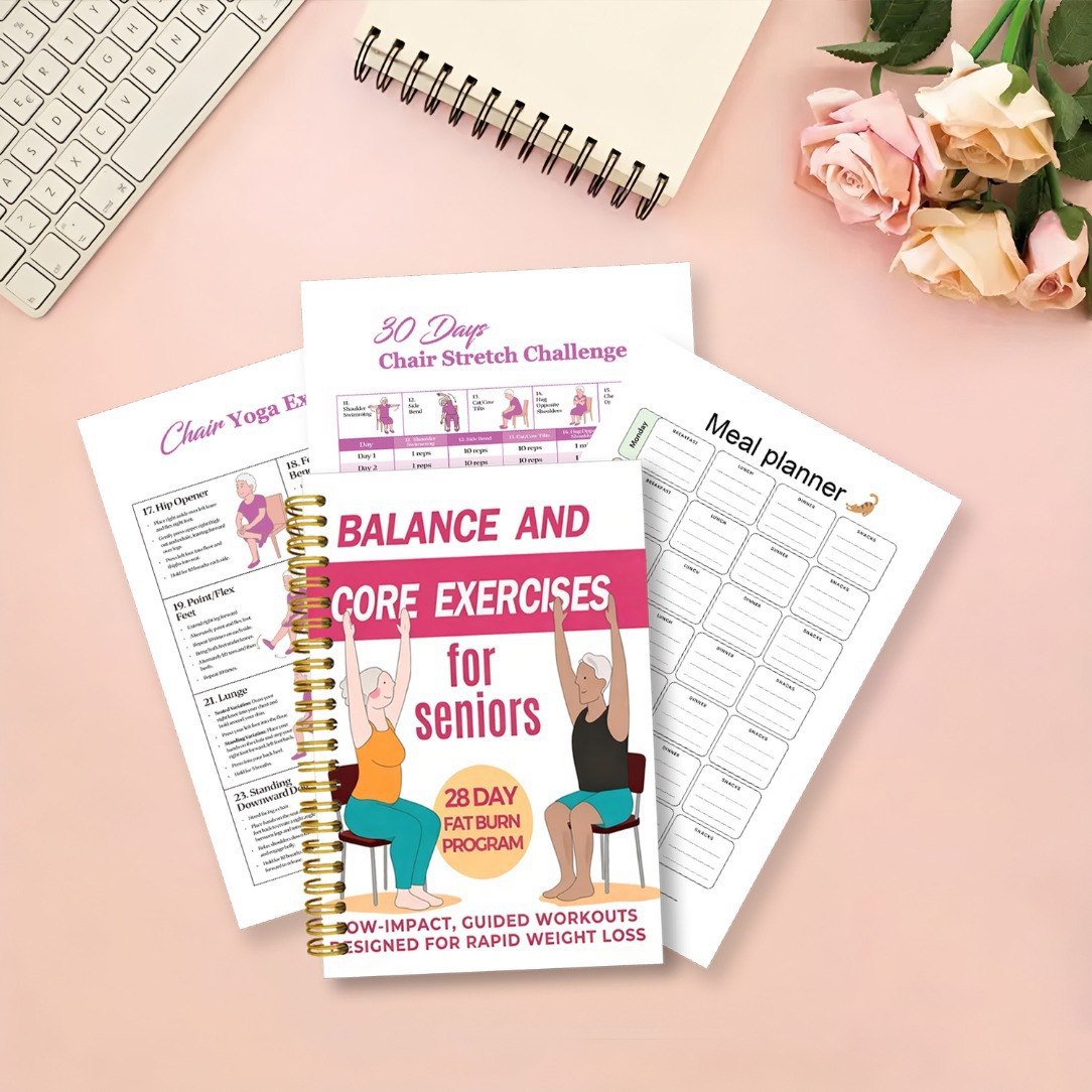 สมุดบันทึกการฝึกโยคะบนเก้าอี้  - Fitness Journal Planner บทวิจารณ์และราคา