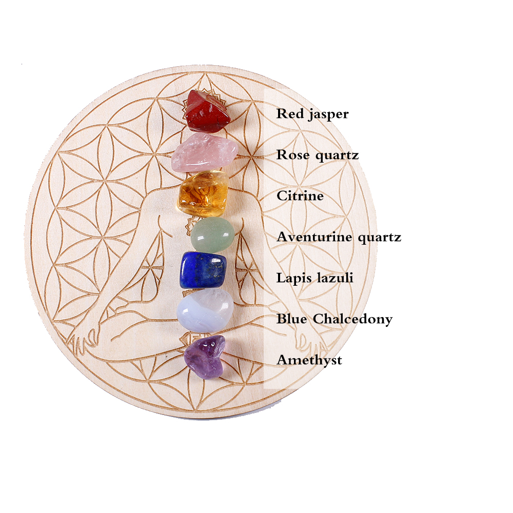7 ชิ้น/เซ็ตคริสตัลธรรมชาติผสม  - Healing Crystal Set บทวิจารณ์และราคา