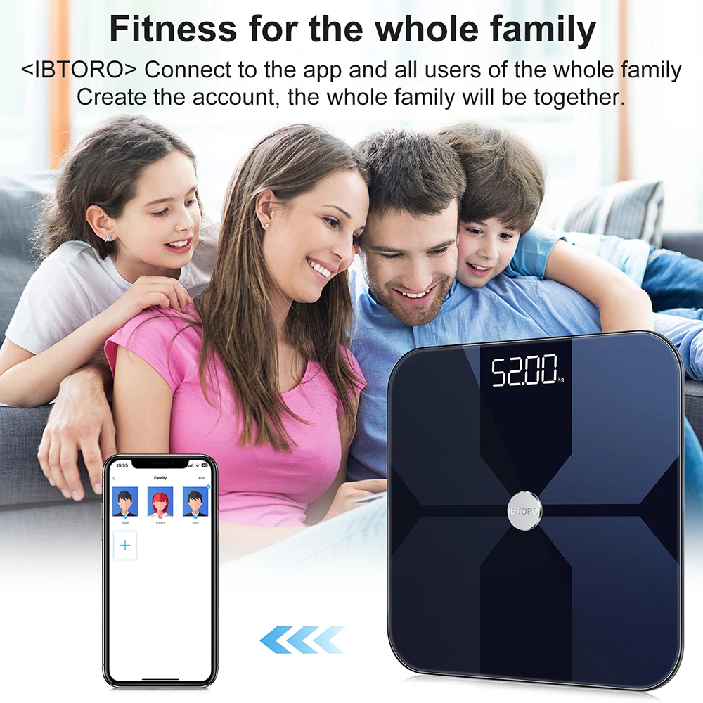 เครื่องชั่งไขมันในร่างกาย Wifi - Digital Body Weight Scale บทวิจารณ์และราคา
